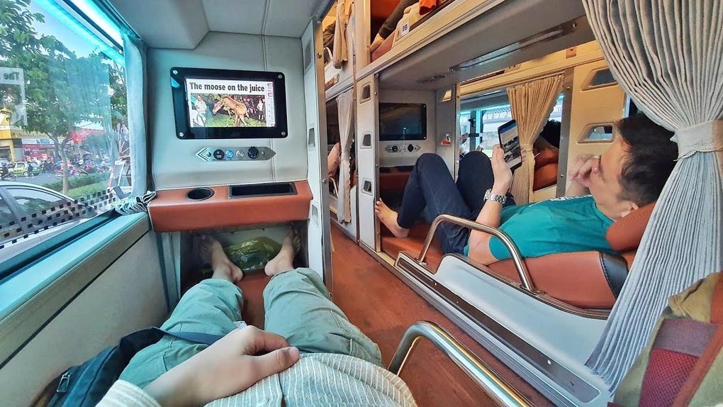 Sleeper Bus In Vietnam